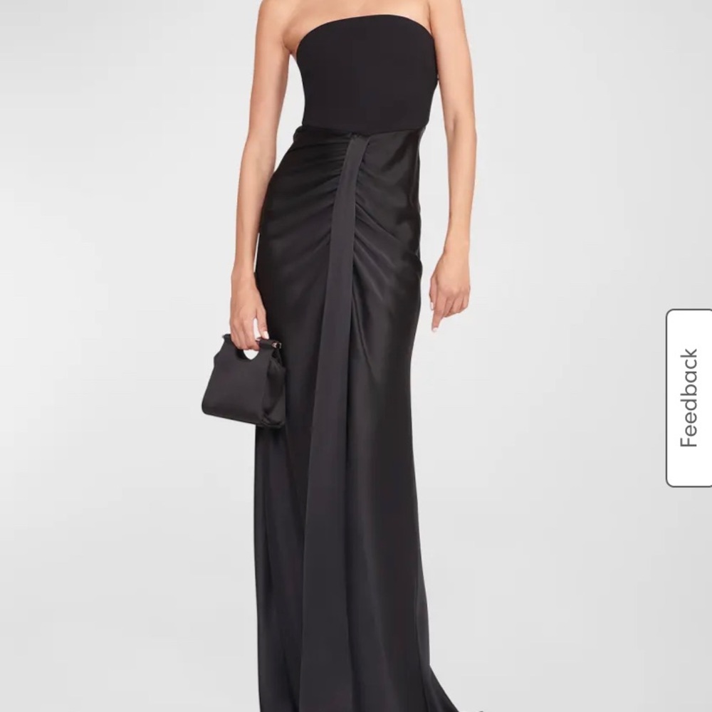 Wayfaring Satin Strapless Gown